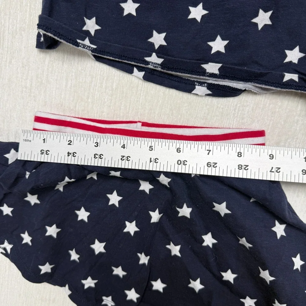 The Children's Place Patriotic Stars 2pc Skort Tank Girls 2T Navy Blue Americana